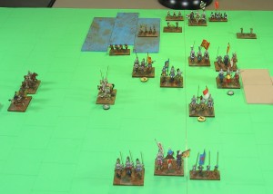 End of Turn 12. Detail of fighting in the center.